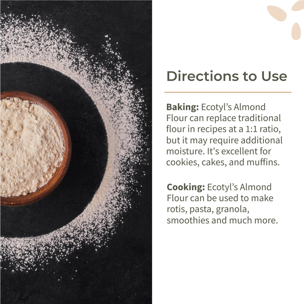 Blanched Almond Flour - Ecotyl - 100% Organic I Sustainable