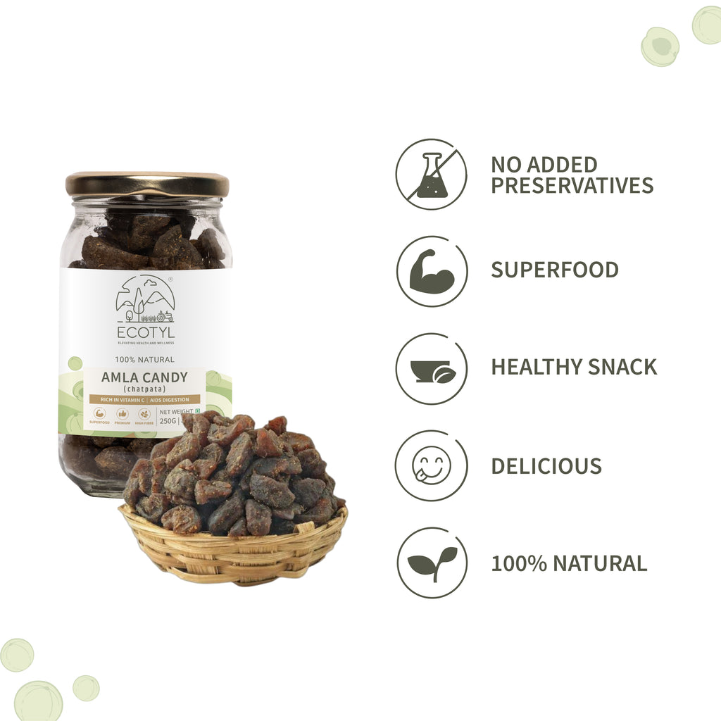 Amla Candy - Chatpata - Ecotyl - 100% Organic I Sustainable