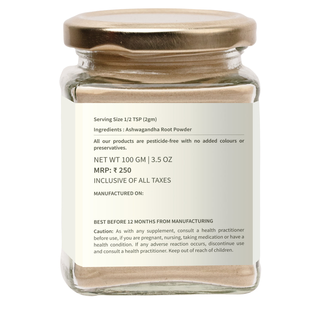 Ashwagandha Powder - Ecotyl - 100% Organic I Sustainable