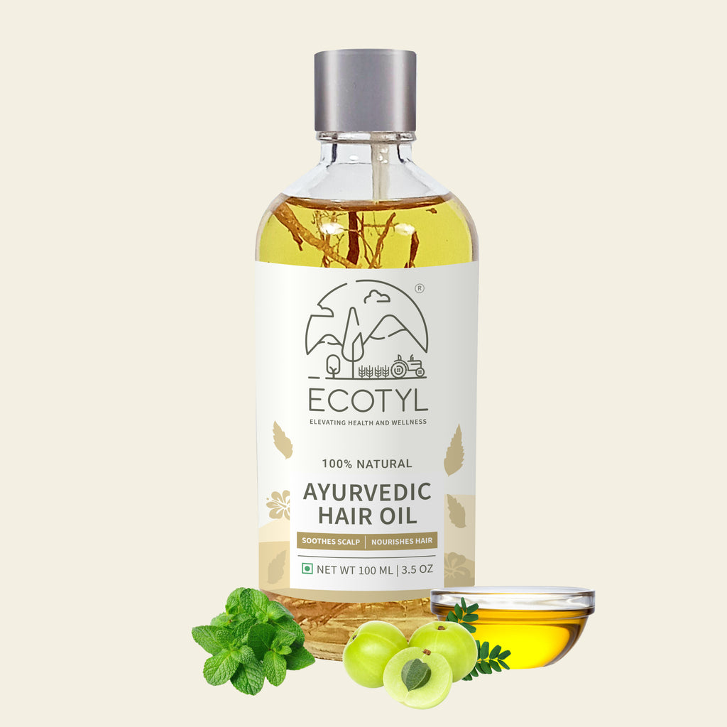 Ayurvedic Hair Oil - Ecotyl - 100% Organic I Sustainable