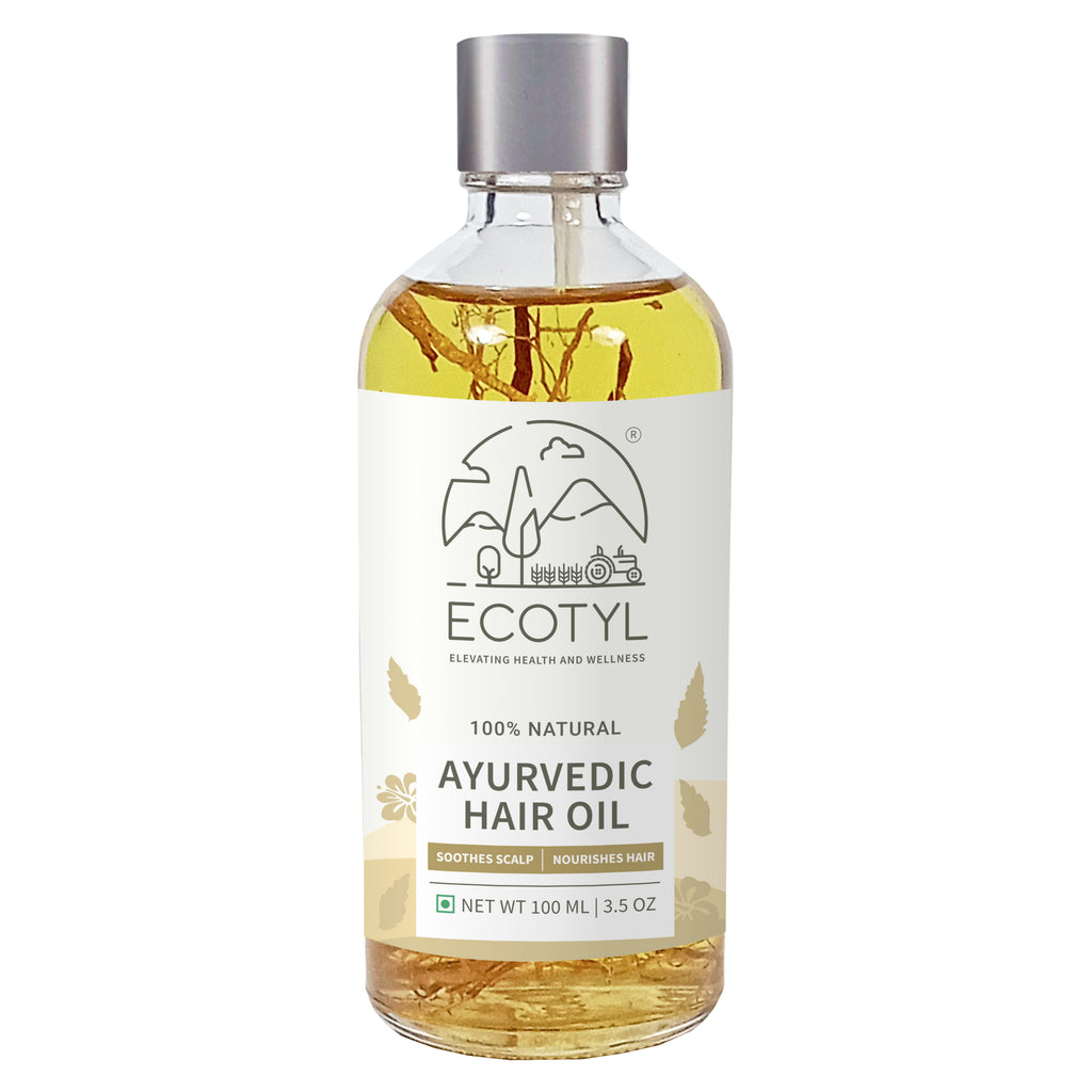 Ayurvedic Hair Oil - Ecotyl - 100% Organic I Sustainable