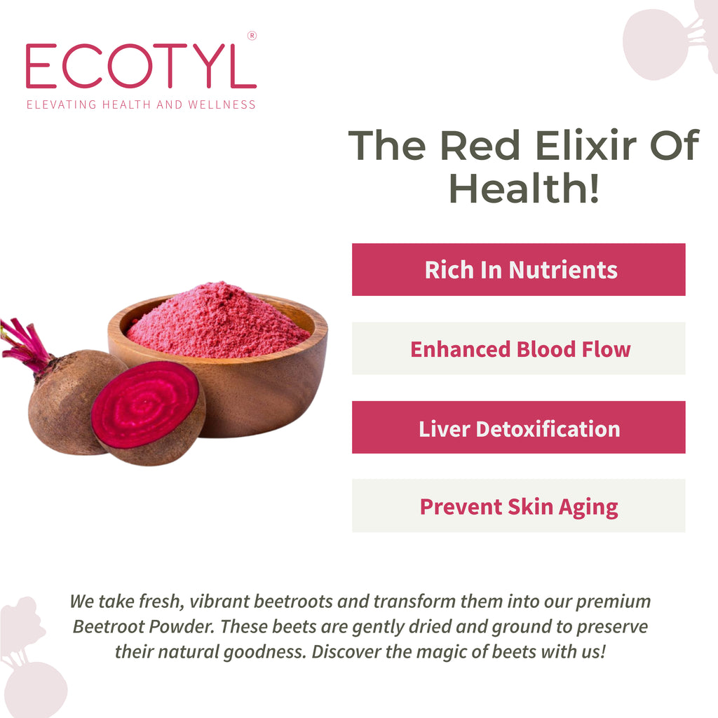 Beetroot Powder - Ecotyl - 100% Organic I Sustainable