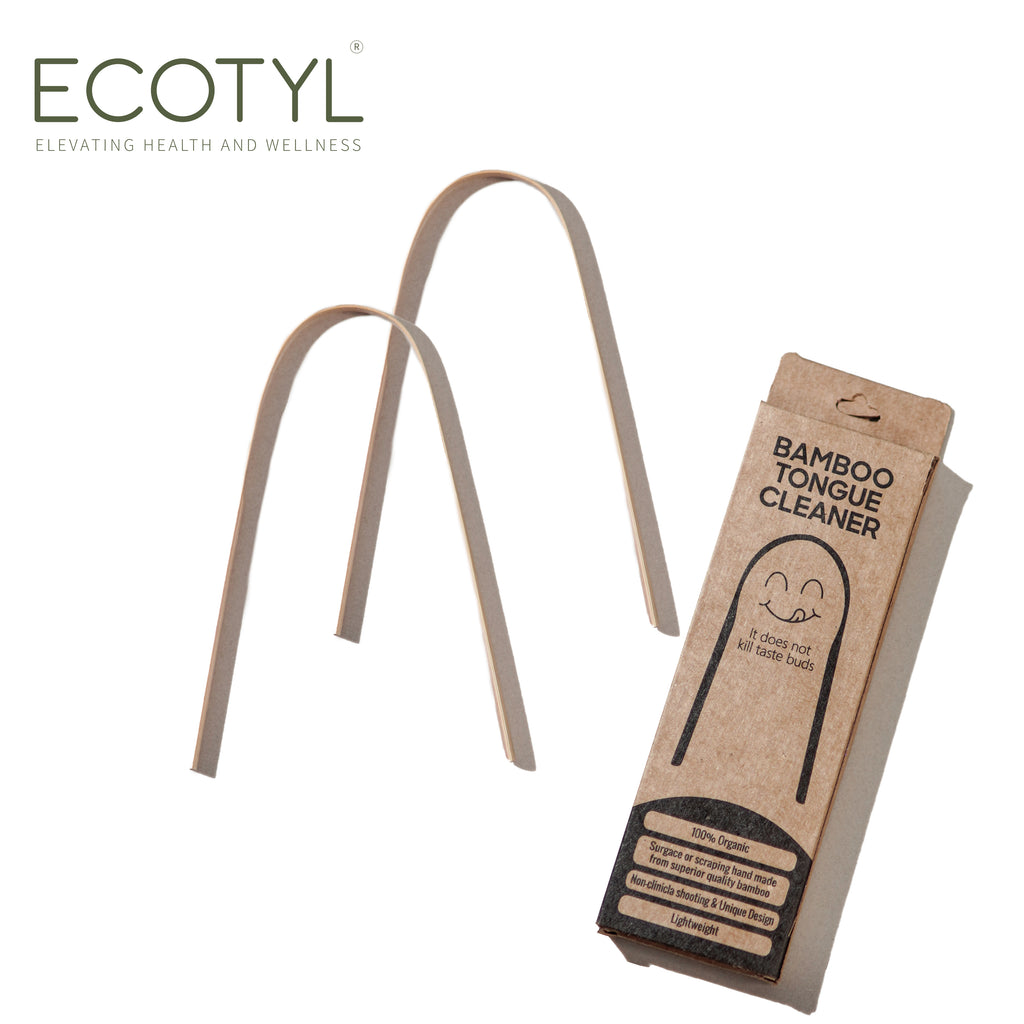 Bamboo Tongue Cleaner - Set of 2 - Ecotyl - 100% Organic I Sustainable