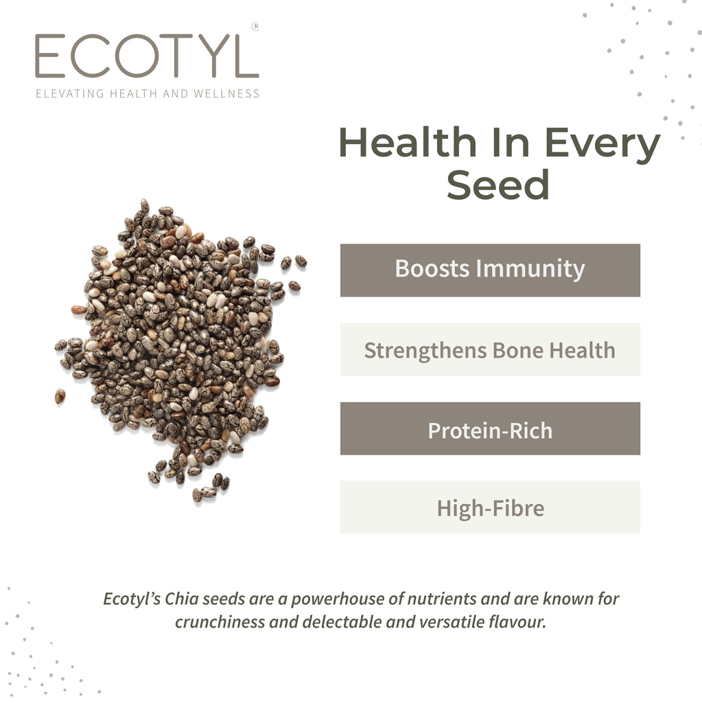 Chia Seeds - Raw - Ecotyl - 100% Organic I Sustainable