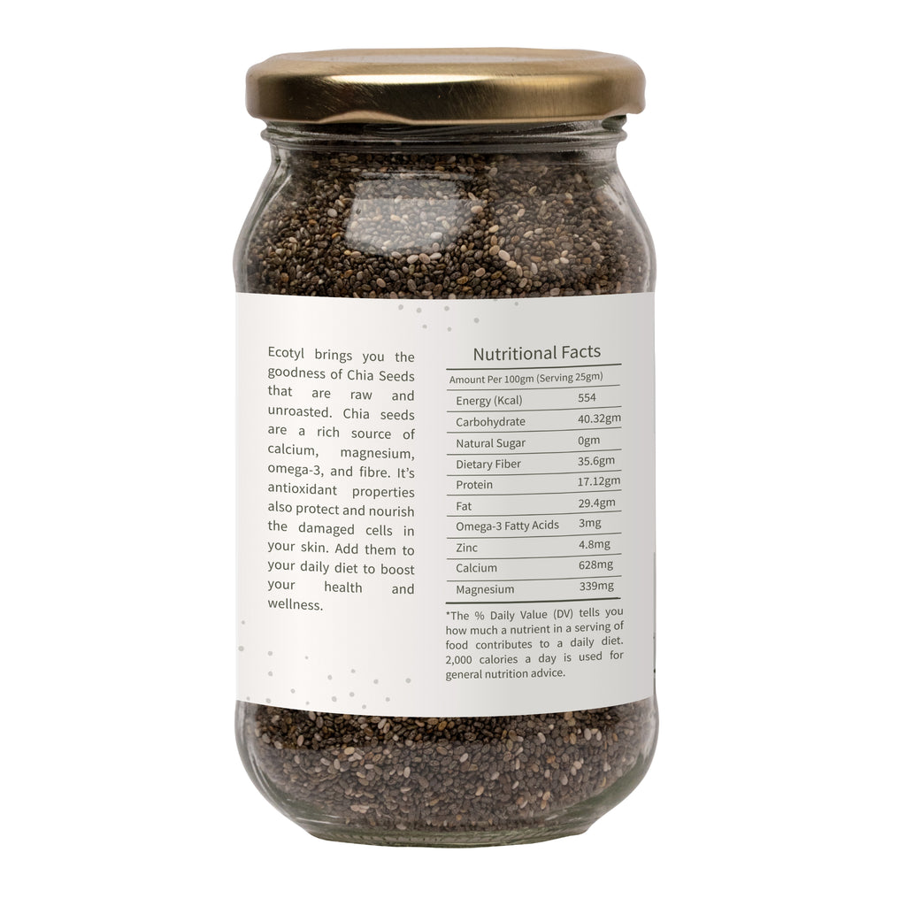 Chia Seeds - Raw - Ecotyl - 100% Organic I Sustainable