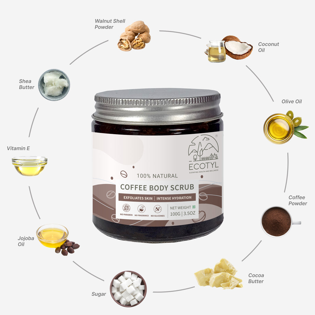 Coffee Body Scrub - Ecotyl - 100% Organic I Sustainable