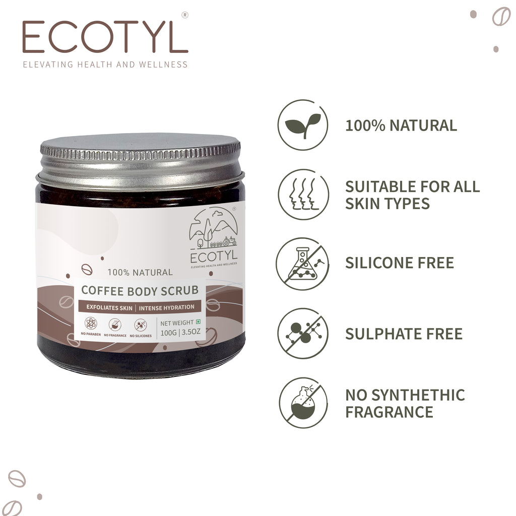 Coffee Body Scrub - Ecotyl - 100% Organic I Sustainable