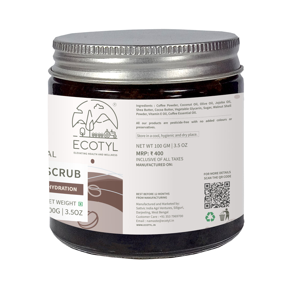 Coffee Body Scrub - Ecotyl - 100% Organic I Sustainable