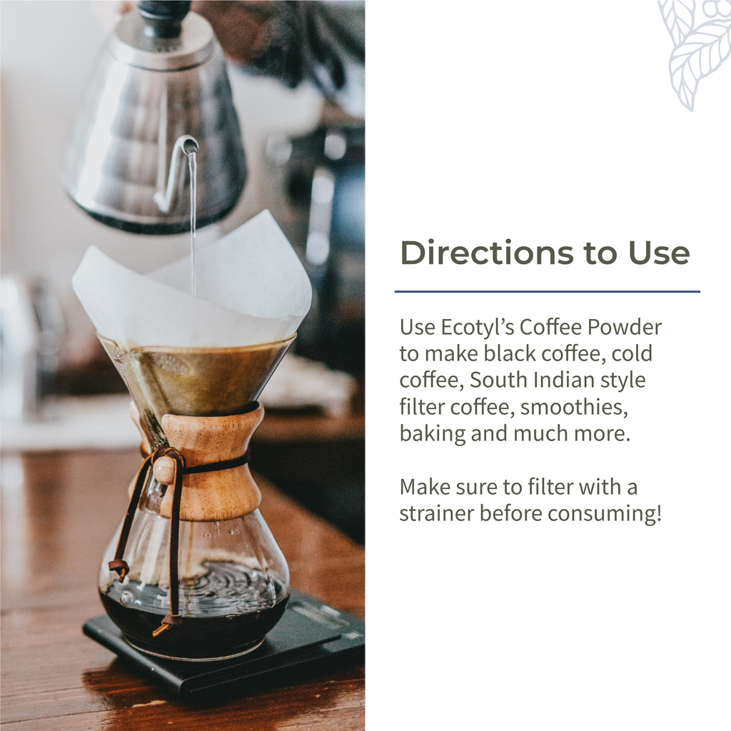 Coffee Powder - Ecotyl - 100% Organic I Sustainable