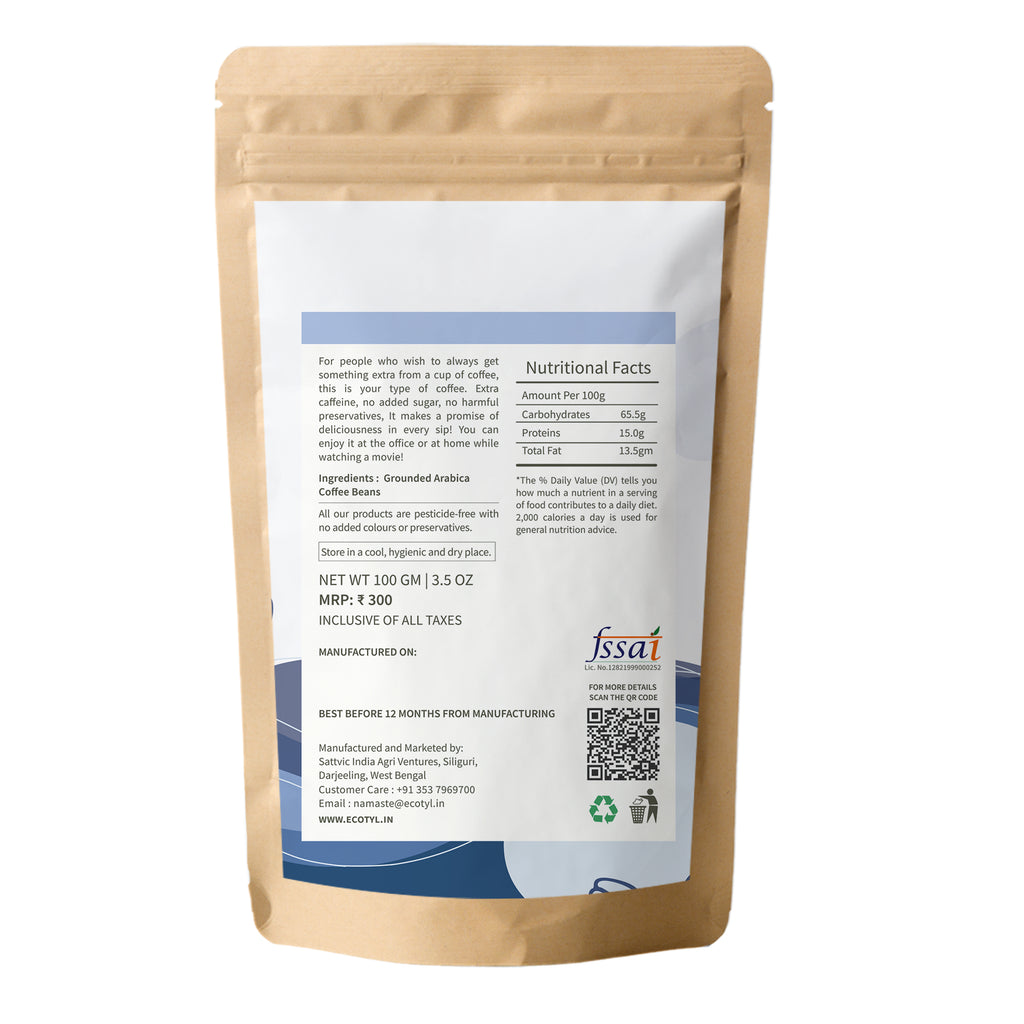 Coffee Powder - Ecotyl - 100% Organic I Sustainable