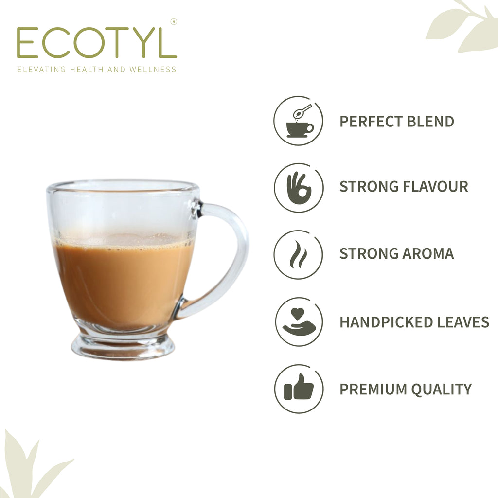 CTC Tea (Chai Patti) - Ecotyl - 100% Organic I Sustainable