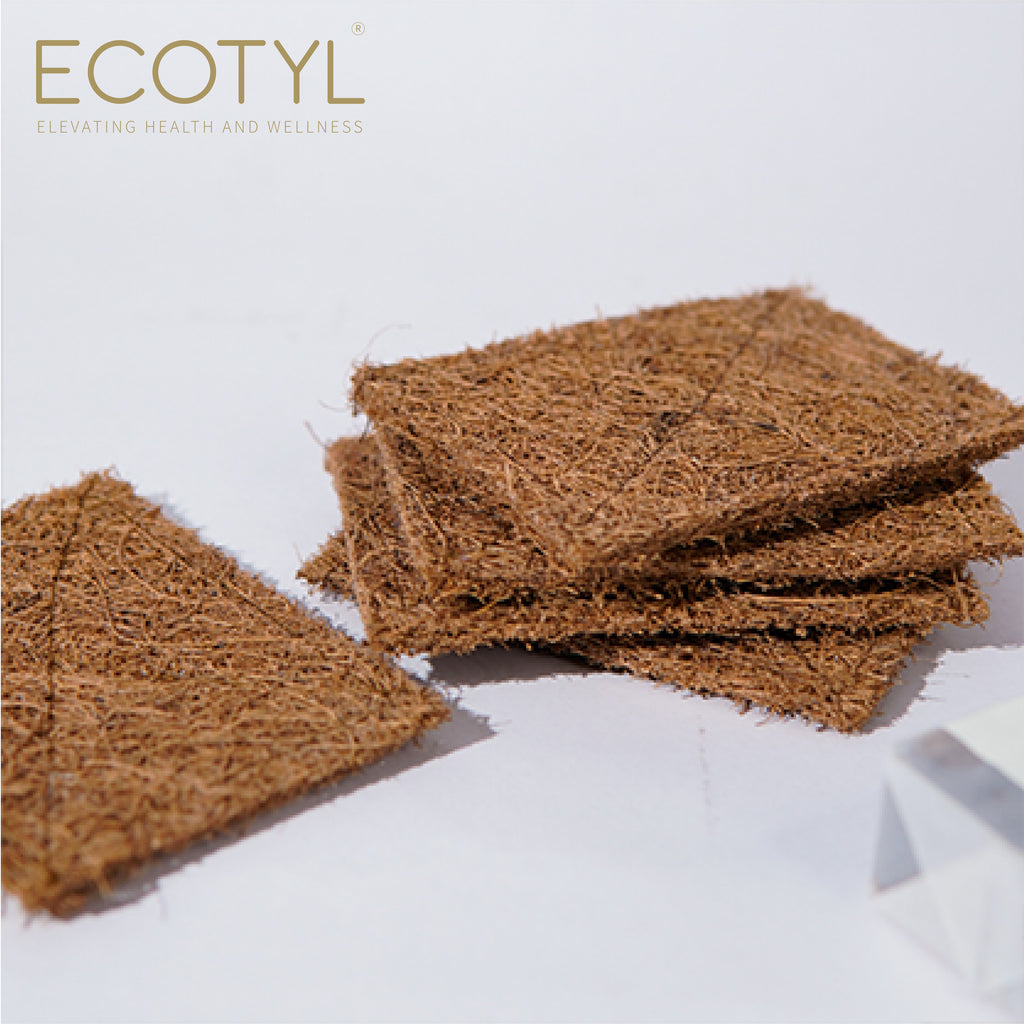 Coconut Coir Scrubber - Set of 5 - Ecotyl - 100% Organic I Sustainable