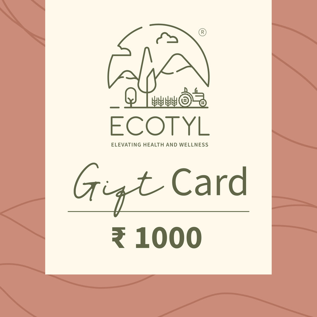 Health and Wellness Gift Card - Ecotyl - 100% Organic I Sustainable