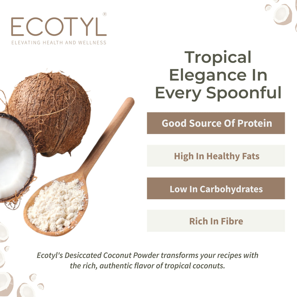 Desiccated Coconut Powder - Ecotyl - 100% Organic I Sustainable