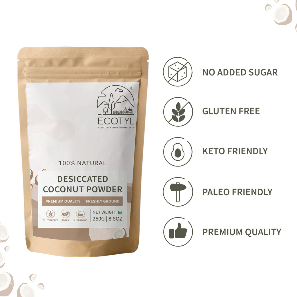 Desiccated Coconut Powder - Ecotyl - 100% Organic I Sustainable