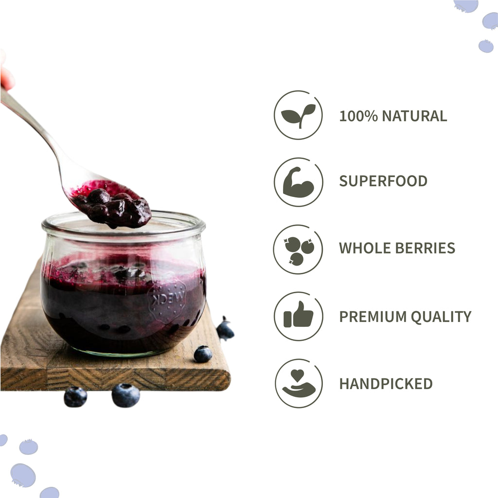 Natural Dried Blueberries - Ecotyl - 100% Organic I Sustainable