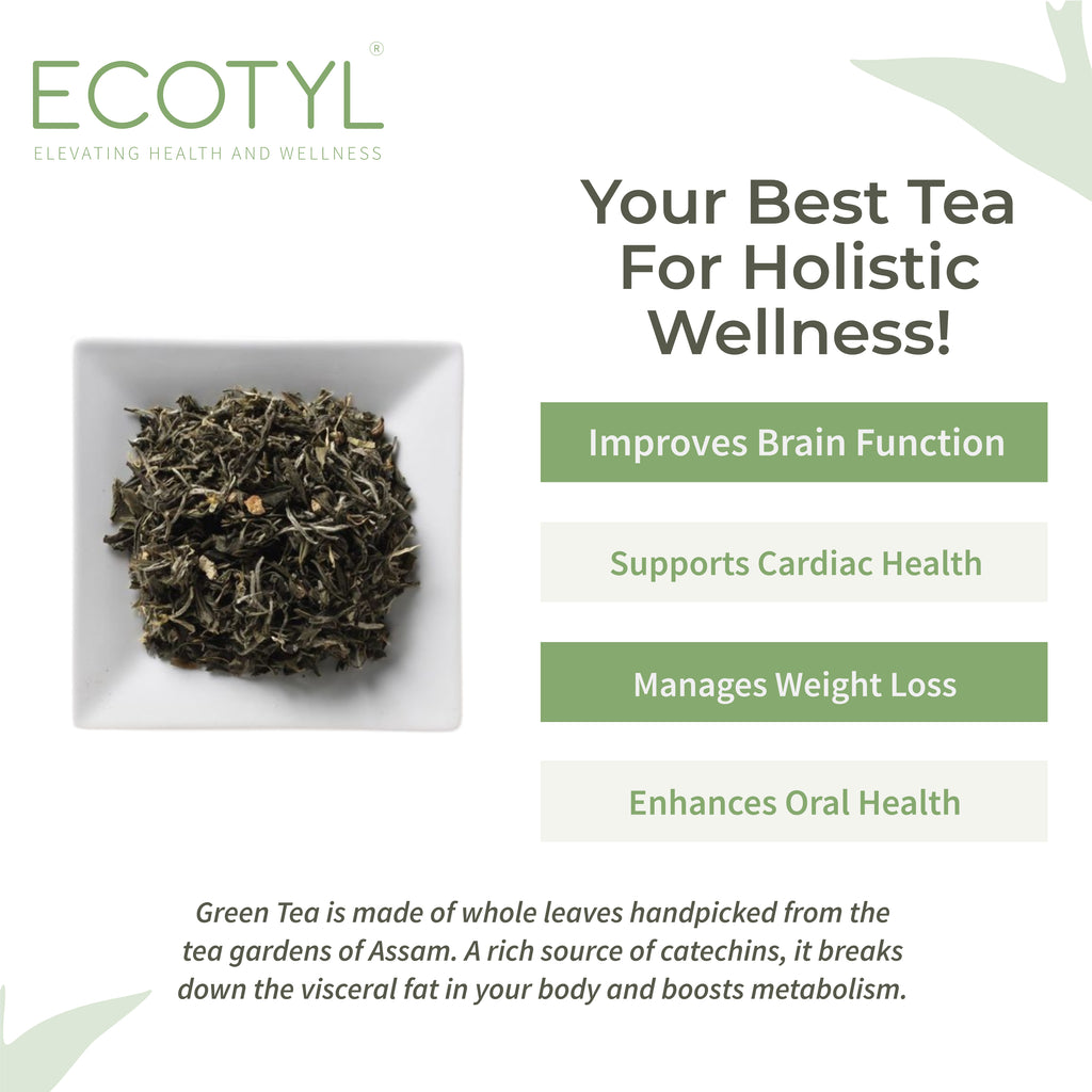 Green Tea Leaves - Ecotyl - 100% Organic I Sustainable