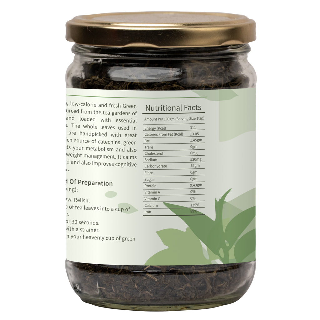 Green Tea Leaves - Ecotyl - 100% Organic I Sustainable