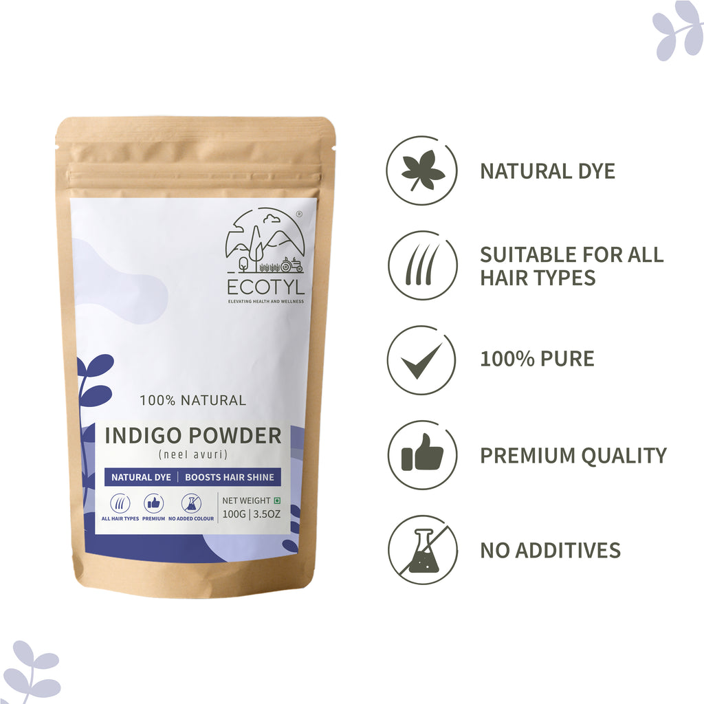 Indigo Powder - Ecotyl - 100% Organic I Sustainable