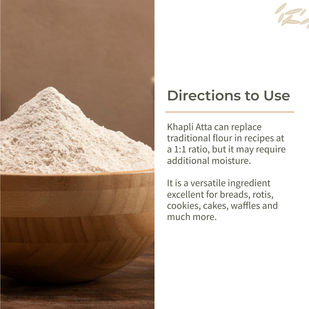 Khapli Atta (Emmer Wheat) - Ecotyl - 100% Organic I Sustainable