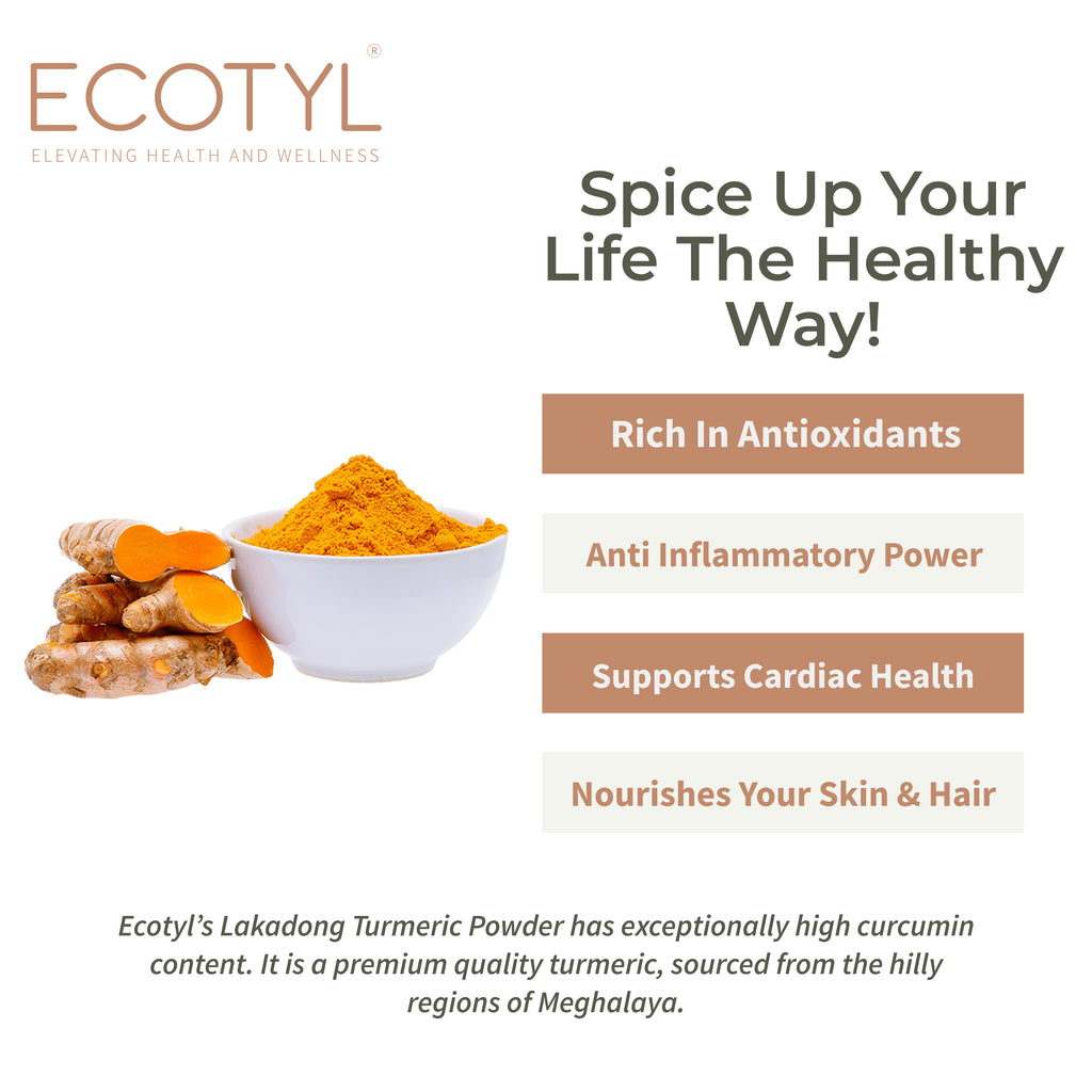 Lakadong Turmeric Powder - Ecotyl - 100% Organic I Sustainable