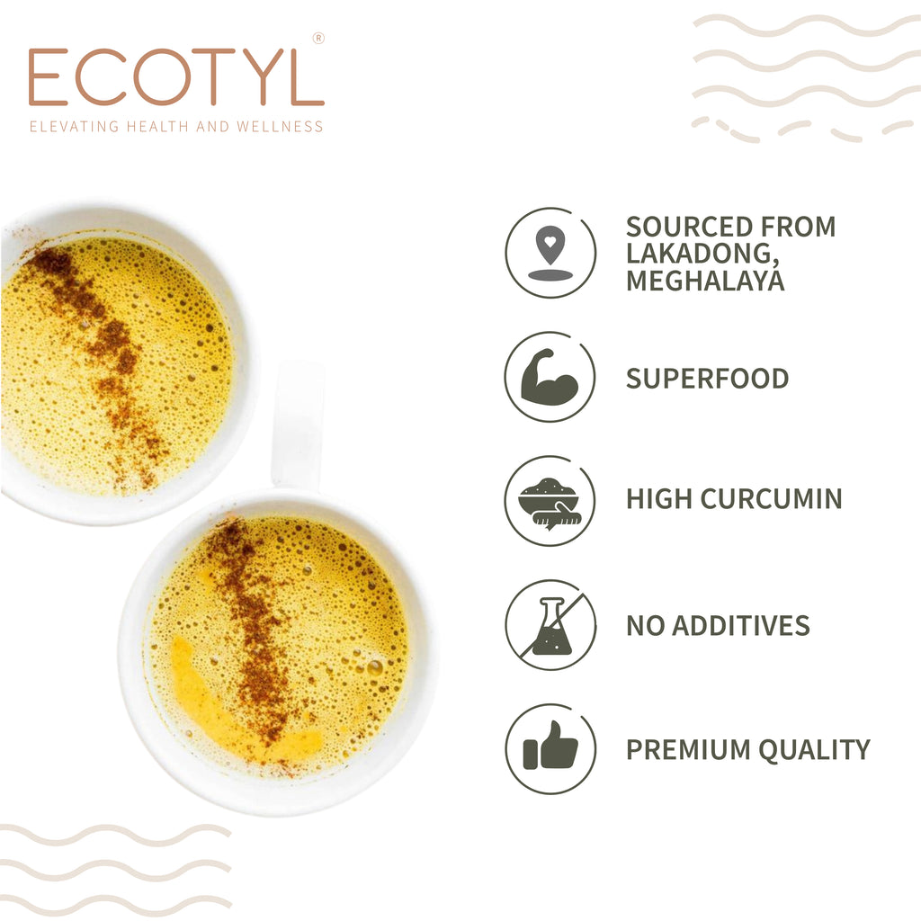 Lakadong Turmeric Powder - Ecotyl - 100% Organic I Sustainable