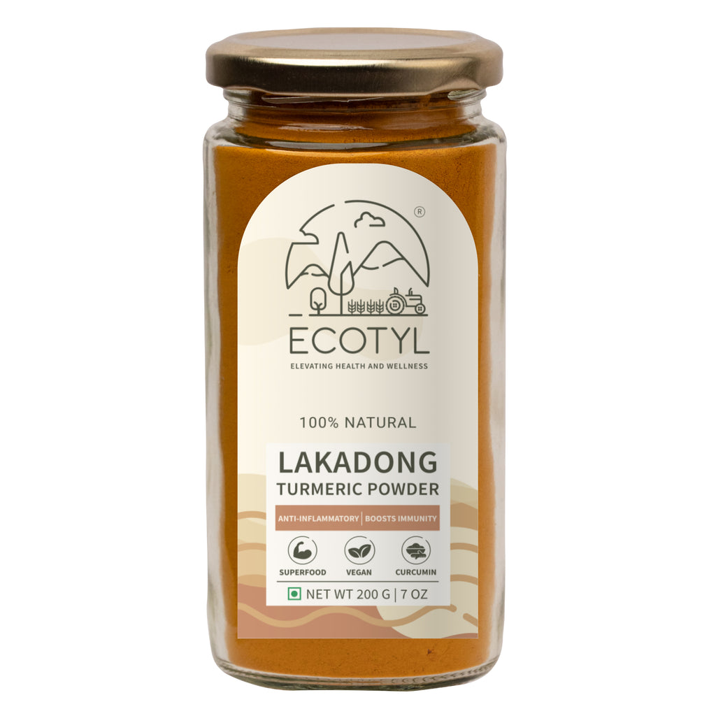 Lakadong Turmeric Powder - Ecotyl - 100% Organic I Sustainable