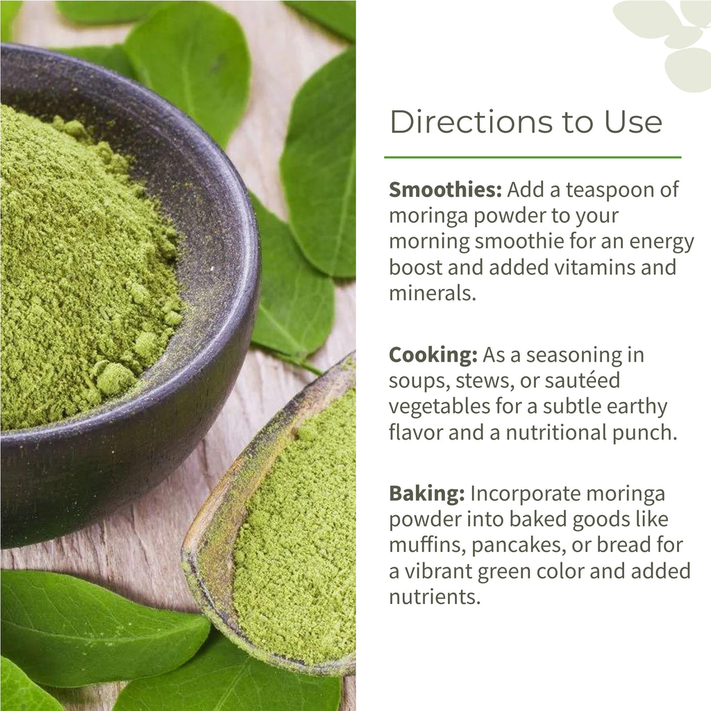 Moringa Leaf Powder - Ecotyl - 100% Organic I Sustainable