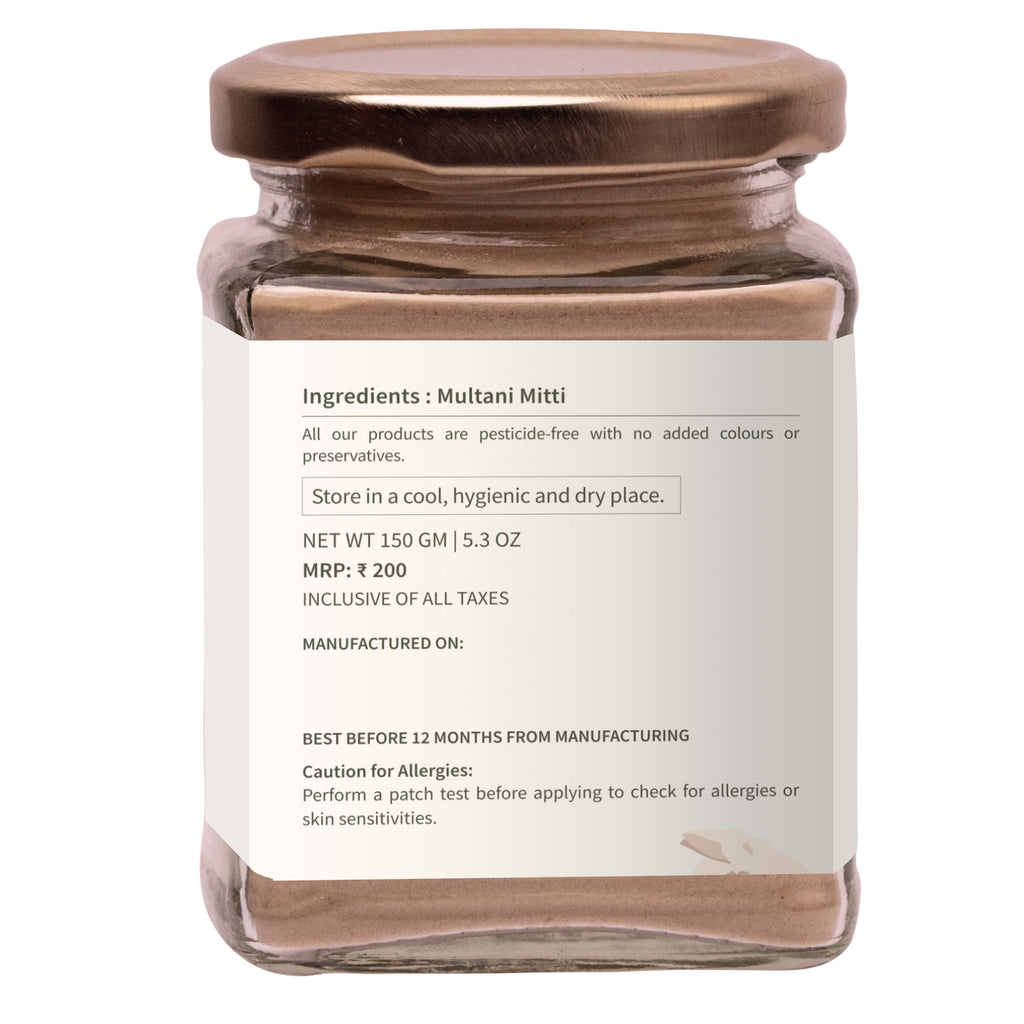 Natural Multani Mitti - Ecotyl - 100% Organic I Sustainable
