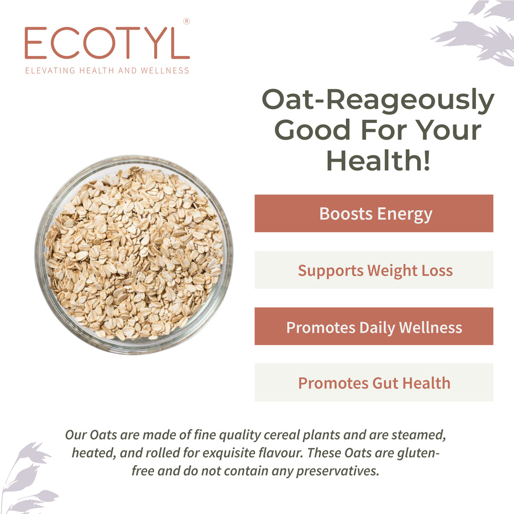 Rolled Oats - Ecotyl - 100% Organic I Sustainable