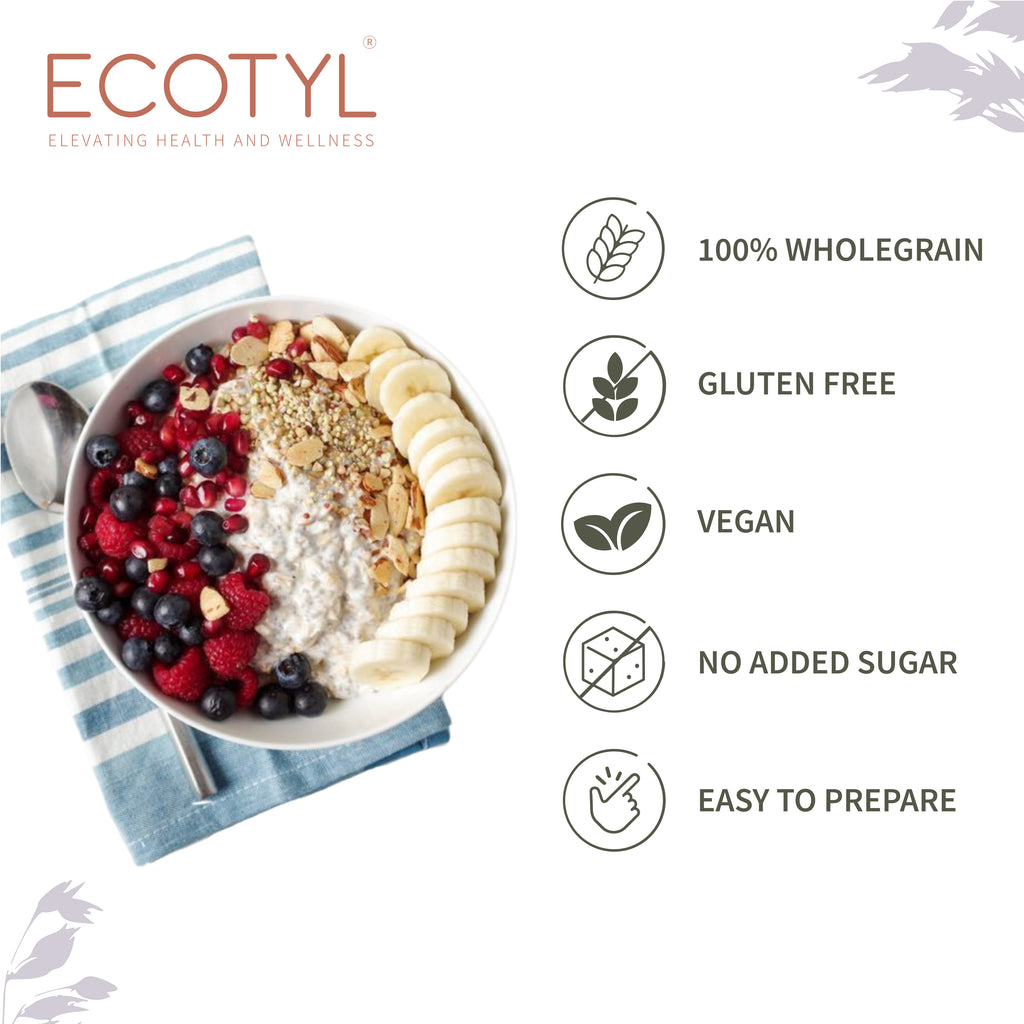 Rolled Oats - Ecotyl - 100% Organic I Sustainable