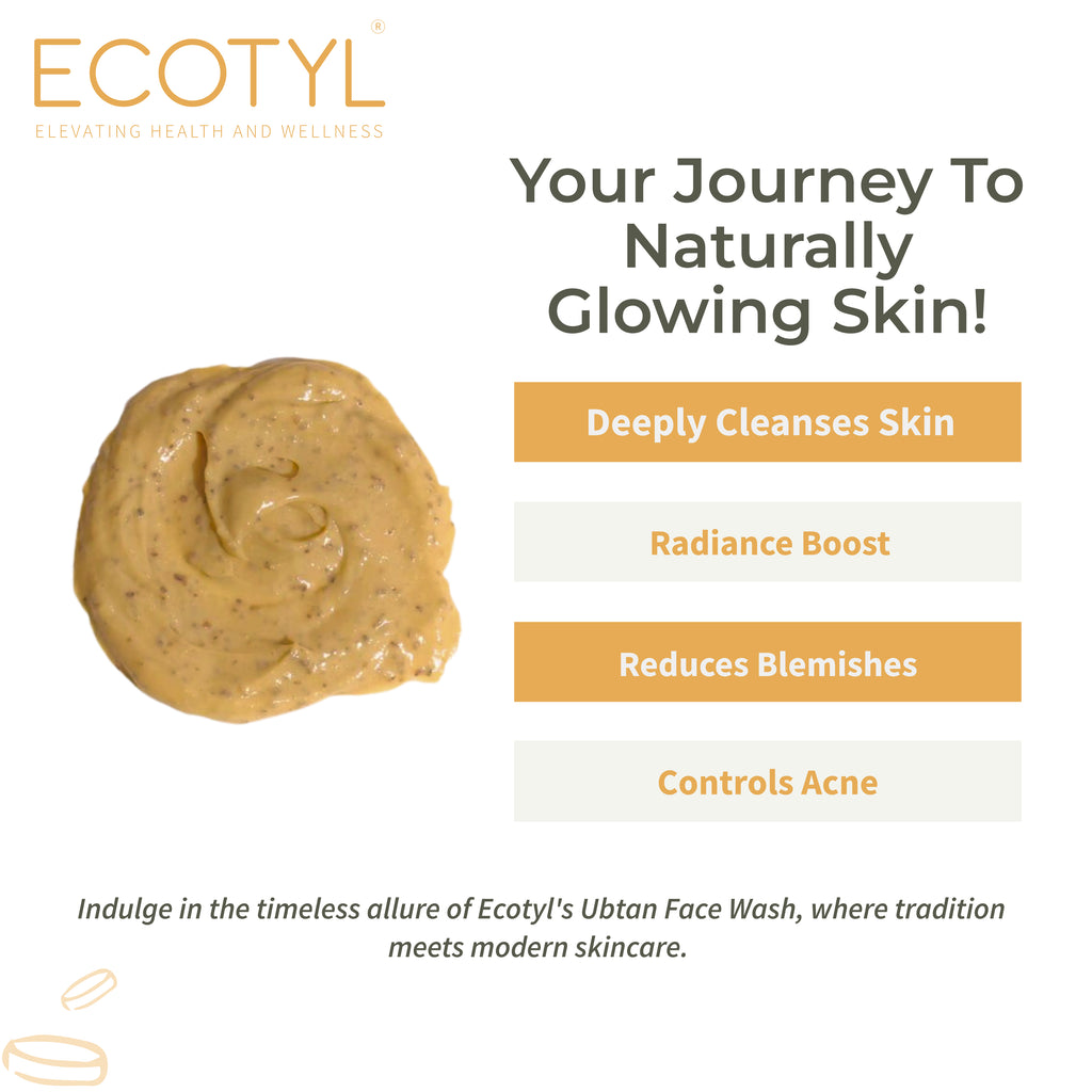 Ubtan Face Cleanser - Ecotyl - 100% Organic I Sustainable