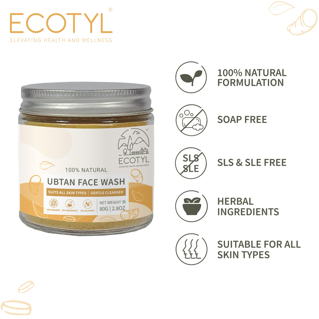 Ubtan Face Cleanser - Ecotyl - 100% Organic I Sustainable
