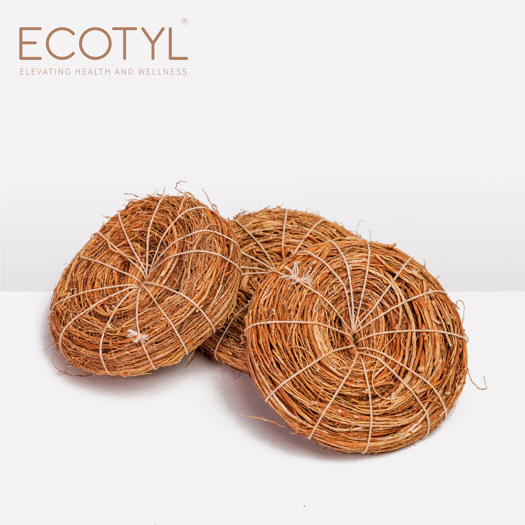 Vetiver Scrubber - Set of 3 - Ecotyl - 100% Organic I Sustainable