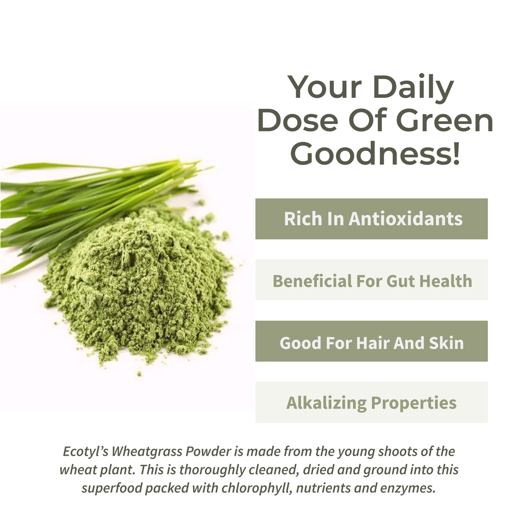 Wheatgrass Powder - Ecotyl - 100% Organic I Sustainable