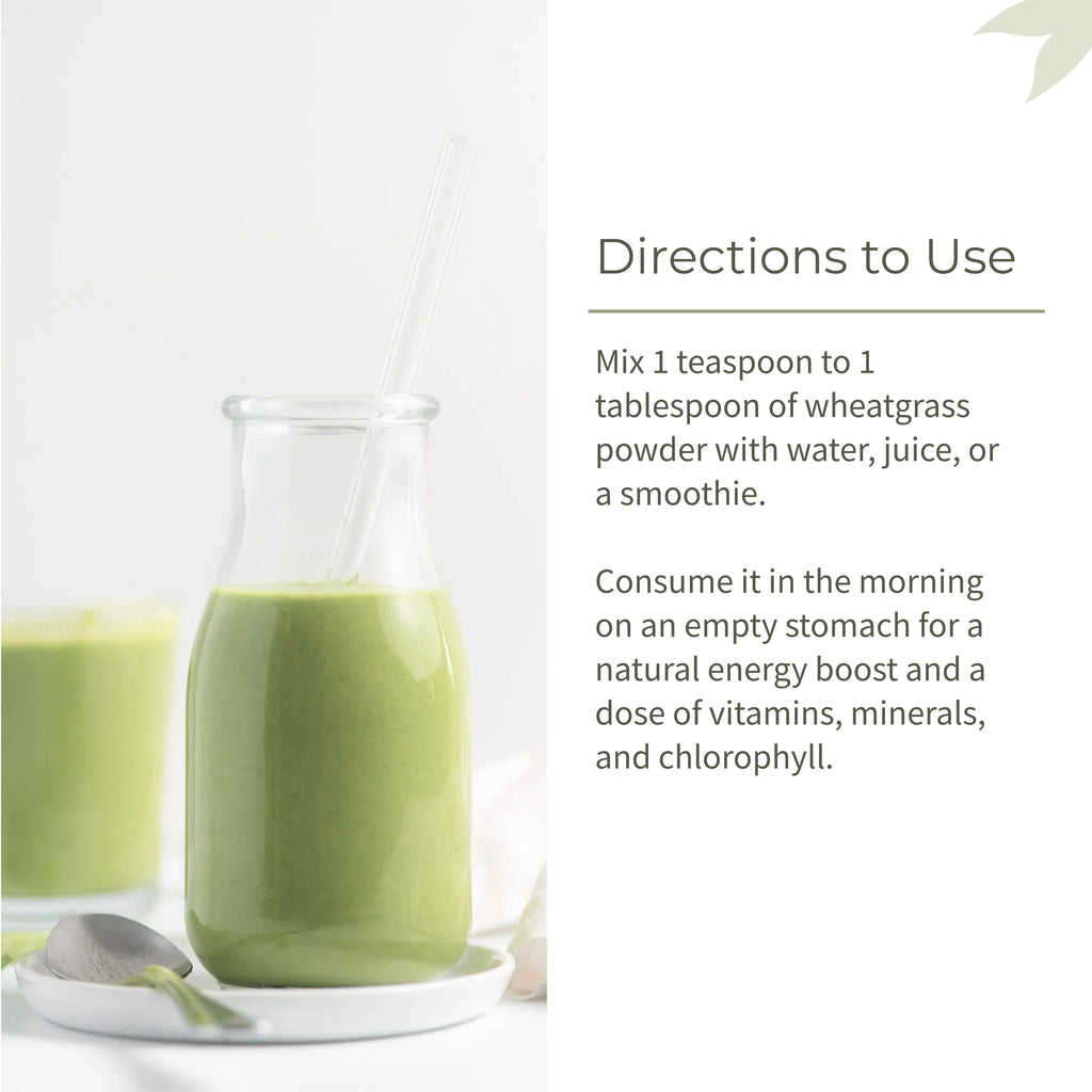 Wheatgrass Powder - Ecotyl - 100% Organic I Sustainable
