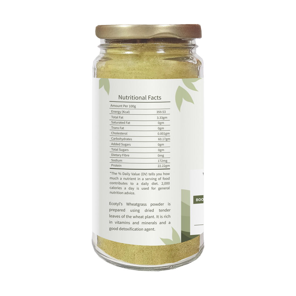 Wheatgrass Powder - Ecotyl - 100% Organic I Sustainable